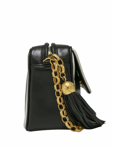 Sac Chanel caméra bicolore vintage 2