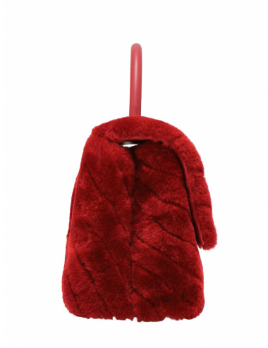 Coco Handle Chanel chevron shearling 2