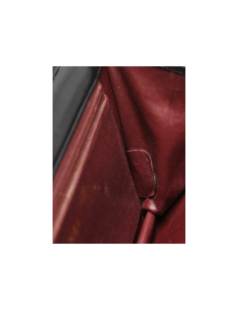 Sac Chanel cuir d'agneau matelassé noir Vintage