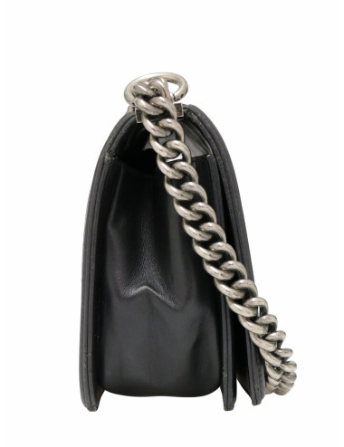 Sac Chanel Boy noir matelassé 25 cm 2