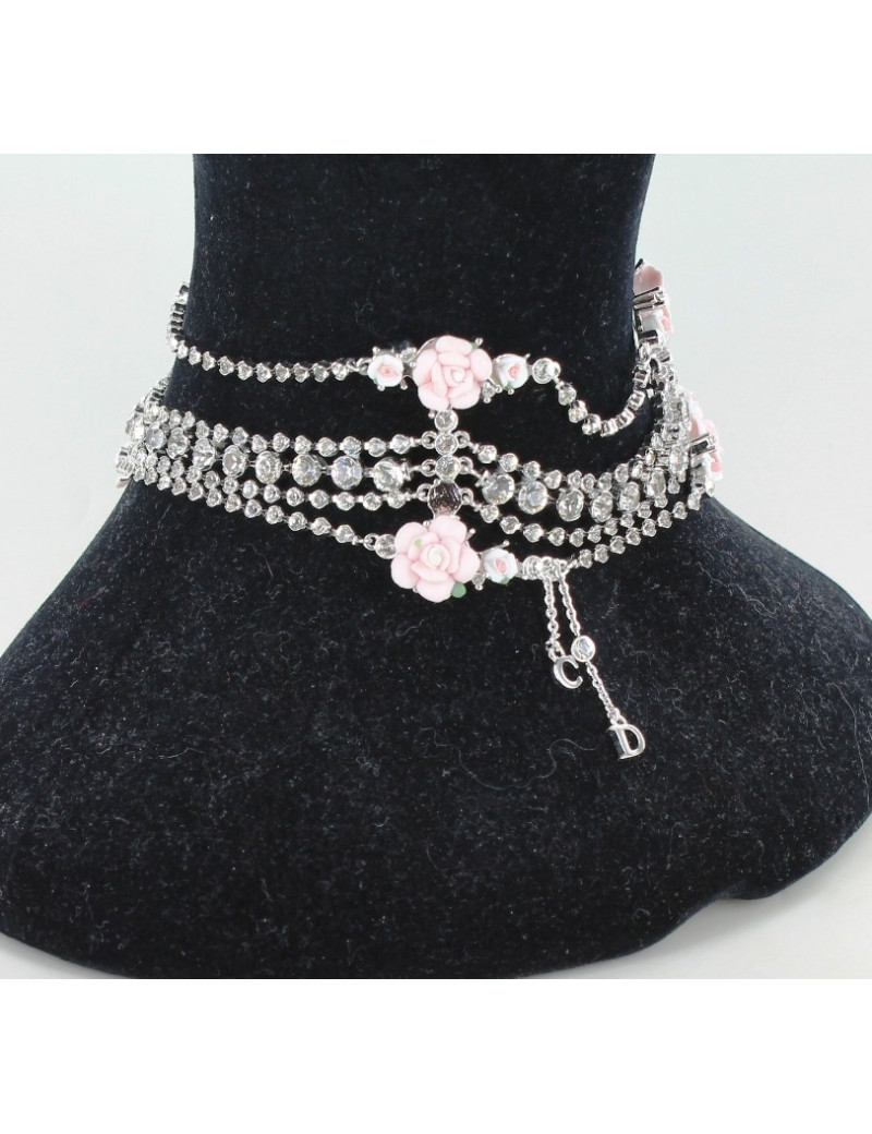collier CHRISTIAN DIOR strass