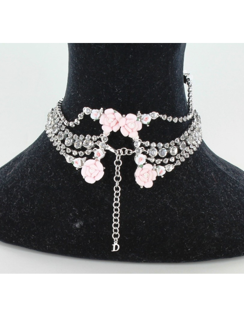 collier CHRISTIAN DIOR strass