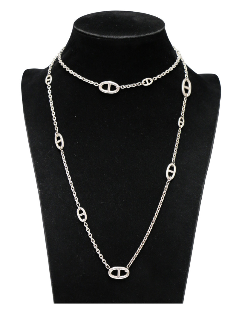 Sautoir Farandole 120 Hermès argent