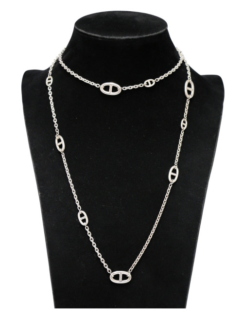 Sautoir Farandole 120 Hermès argent