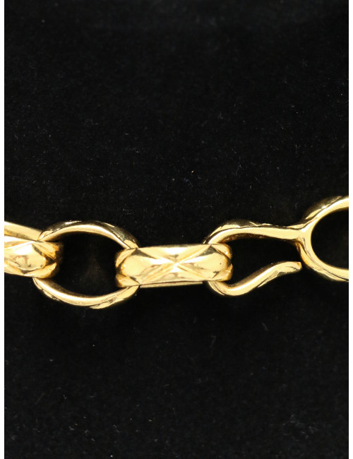 Collier Chanel maillons dorés