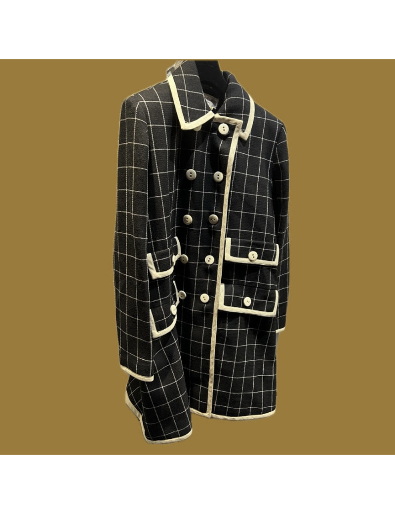 Manteau YSL variation noir T42