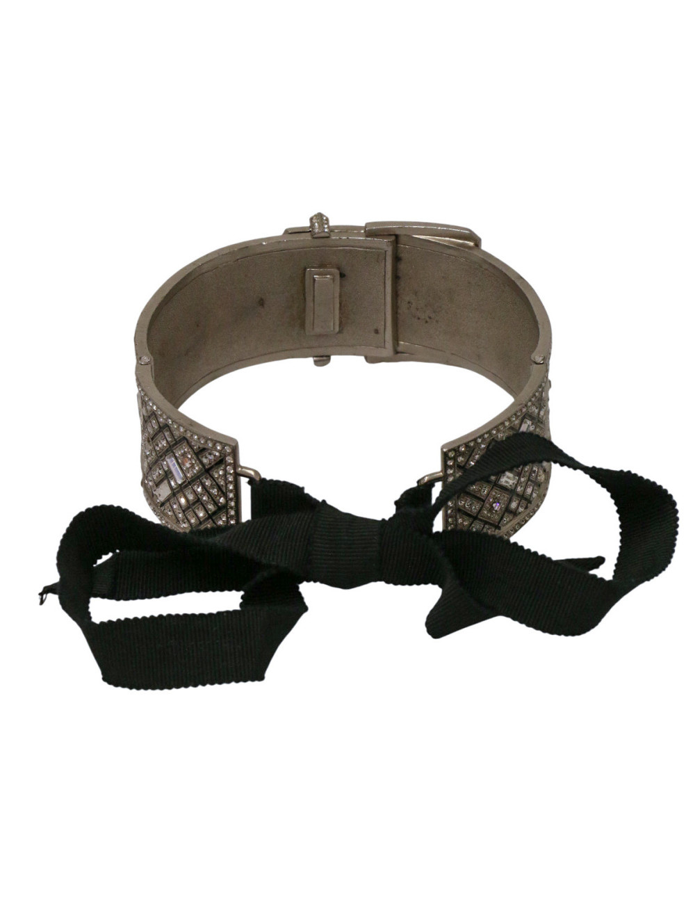 Collier ras de cou Chanel boucle sertie