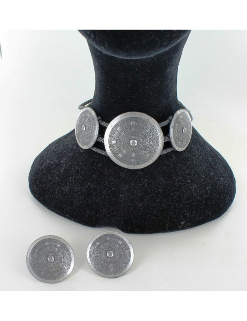 parure CHRISTIAN DIOR " boulciers " clips d'oreille