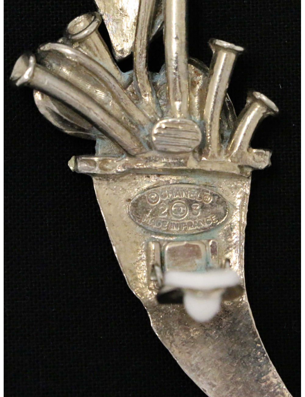 Clips d'oreille Chanel Corne d'abondance Vintage