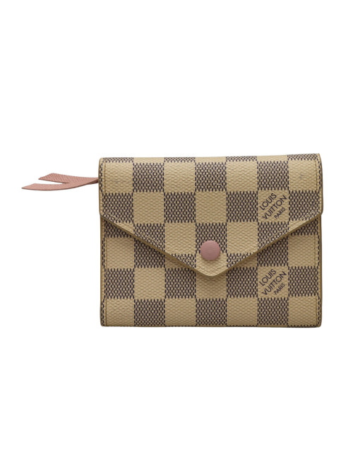 Portefeuille Louis Vuitton Victorine damier Azur