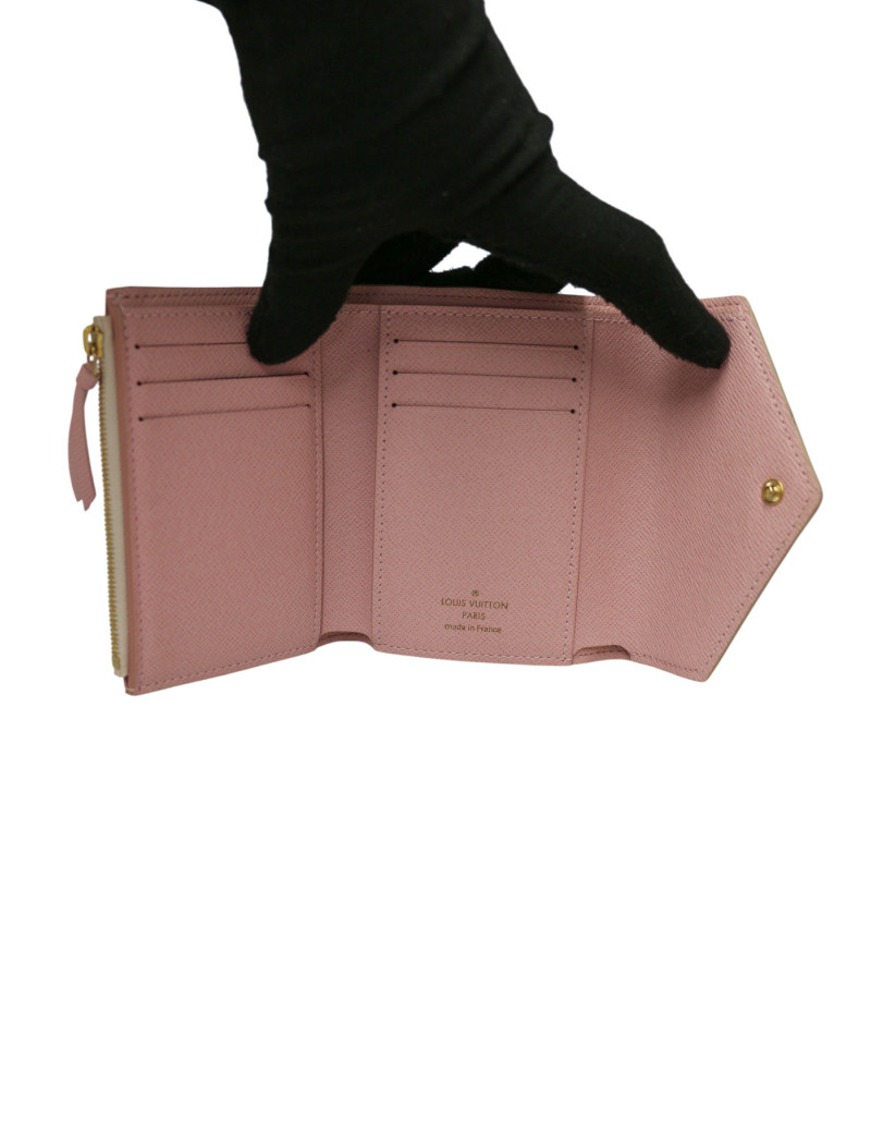 Portefeuille Louis Vuitton Victorine damier Azur