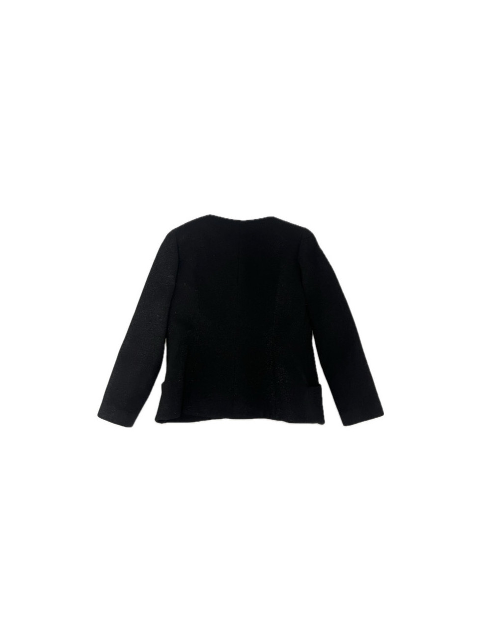 Veste CHANEL T 46 noir brillant