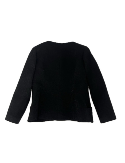 Veste CHANEL T 46 noir brillant