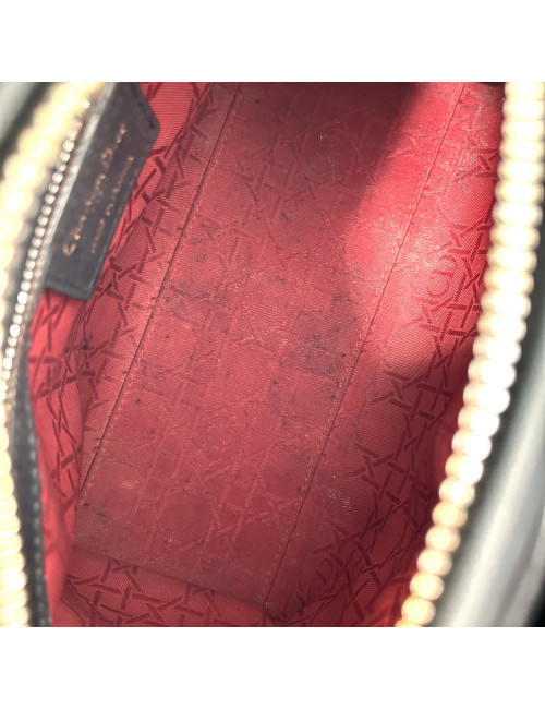 Sac Lady D CHRISTIAN DIOR noir bandoulière