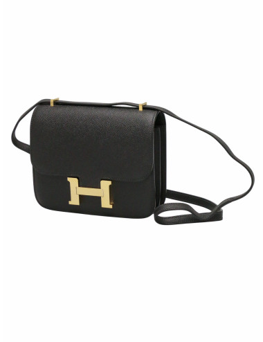 Sac Hermès Mini Constance Epsom noir