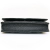 Wallet CHANEL bag in black grained leather and buckle gold