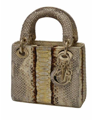 Sac à main Lady Dior python