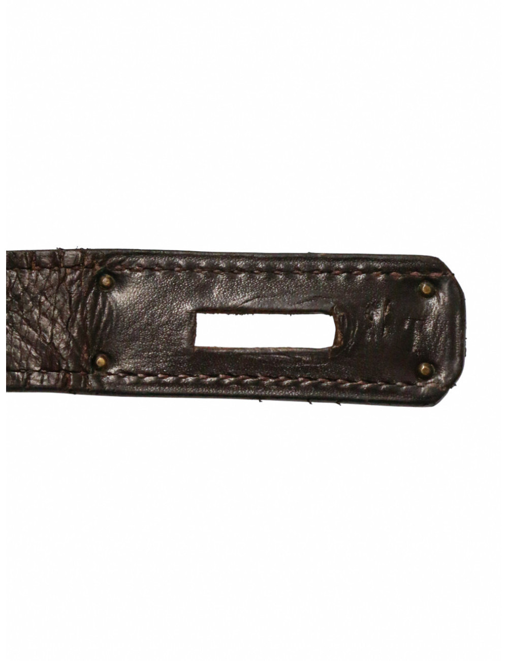 Sac Hermès Kelly 28 box marron Bandoulière