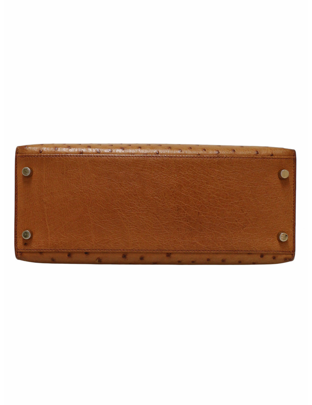 Kelly 28 sellier Hermès autruche gold