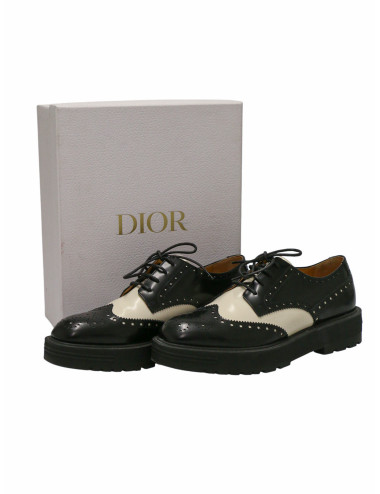 Mocassins Derby DIOR T 38,5 bicolores 2