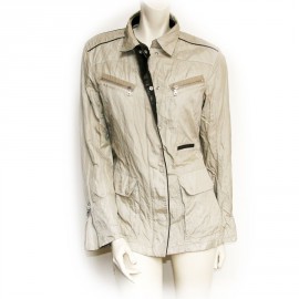 Jacket PRADA nylon color taupe