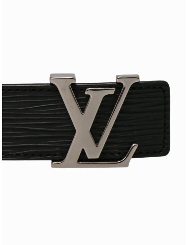 Ceinture LOUIS VUITTON T90cuir épi noir 2