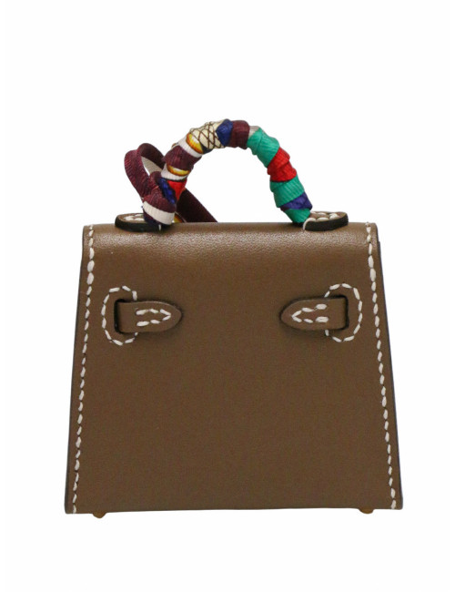 Bijou de sac étoupe Hermès Kelly Twilly
