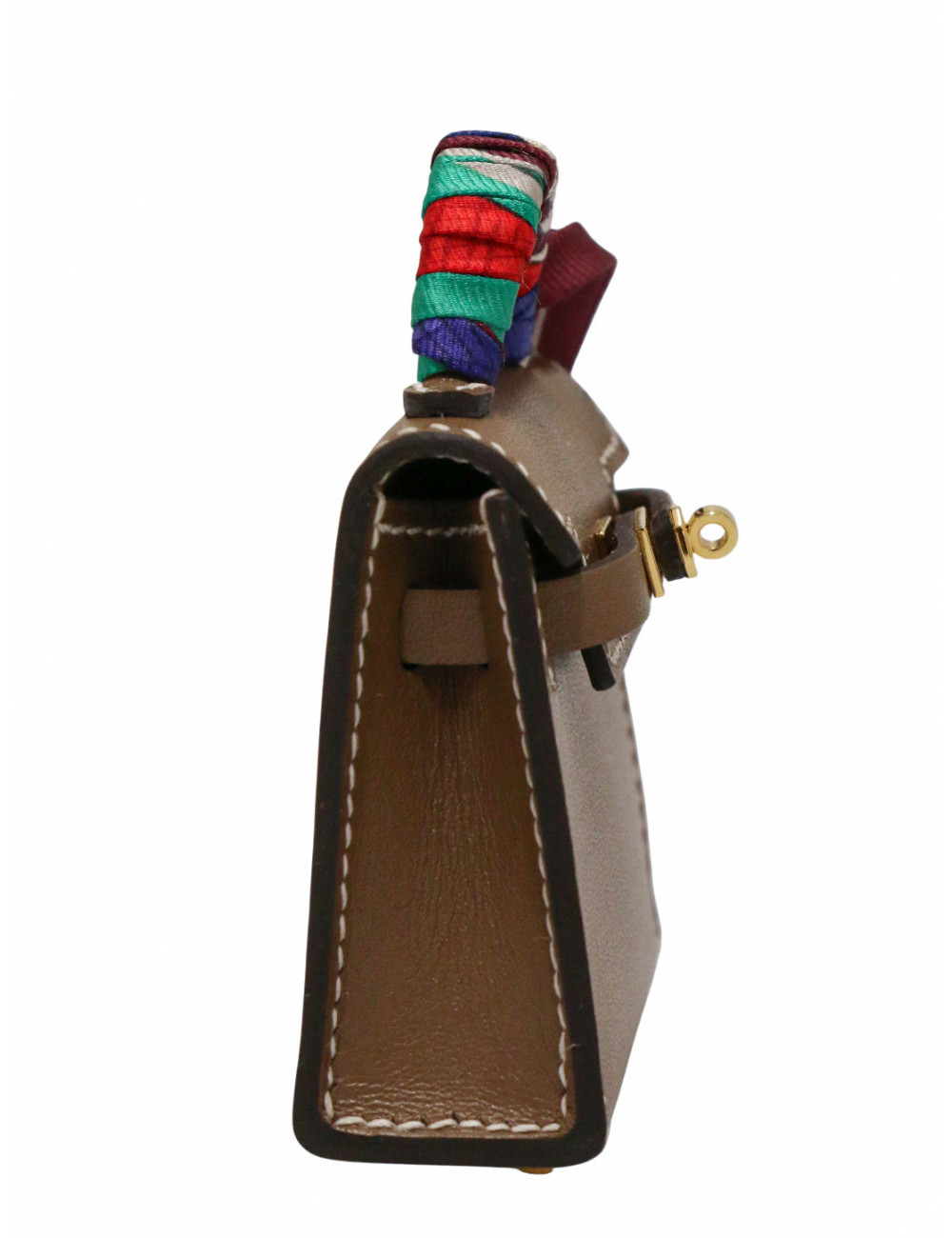 Bijou de sac étoupe Hermès Kelly Twilly