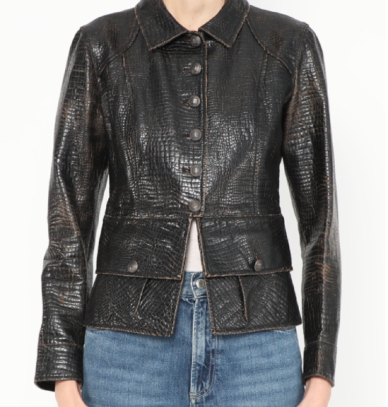 Veste Chanel cuir Collection 2003