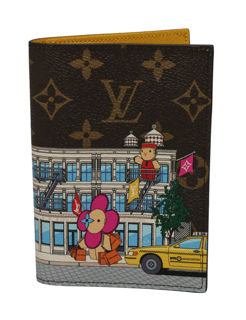 Couverture de passeport Louis Vuitton New York Soho 2022 Murakami
