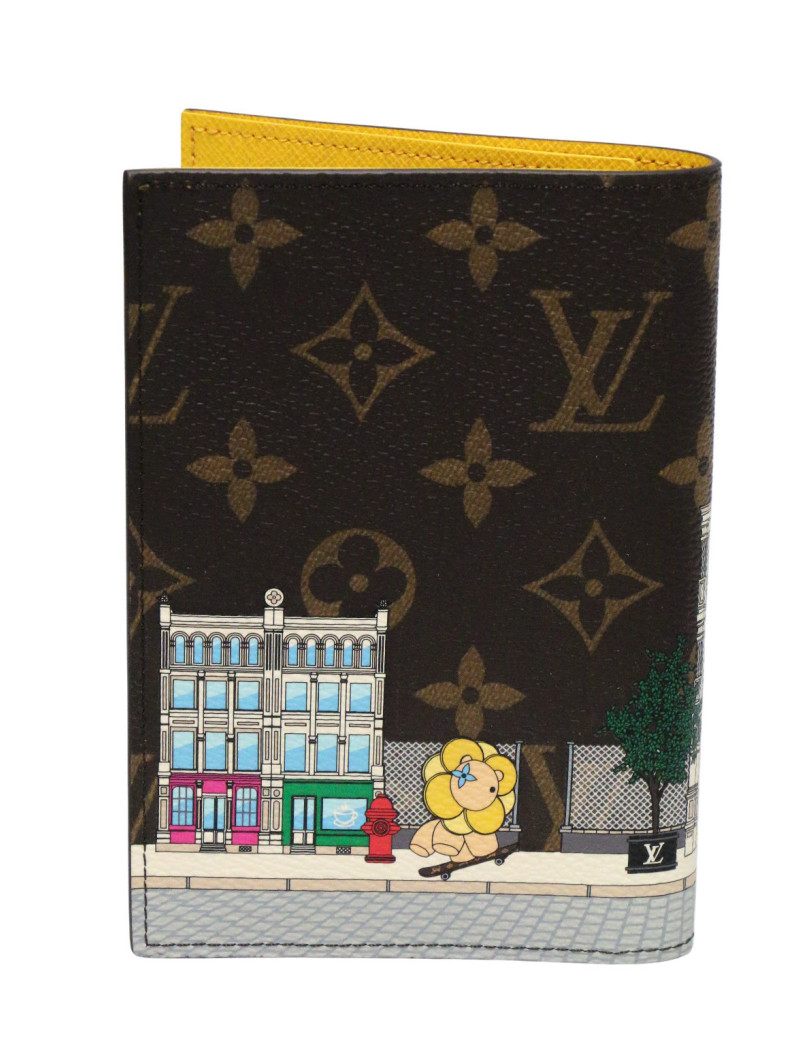 Couverture de passeport Louis Vuitton New York Soho 2022 Murakami