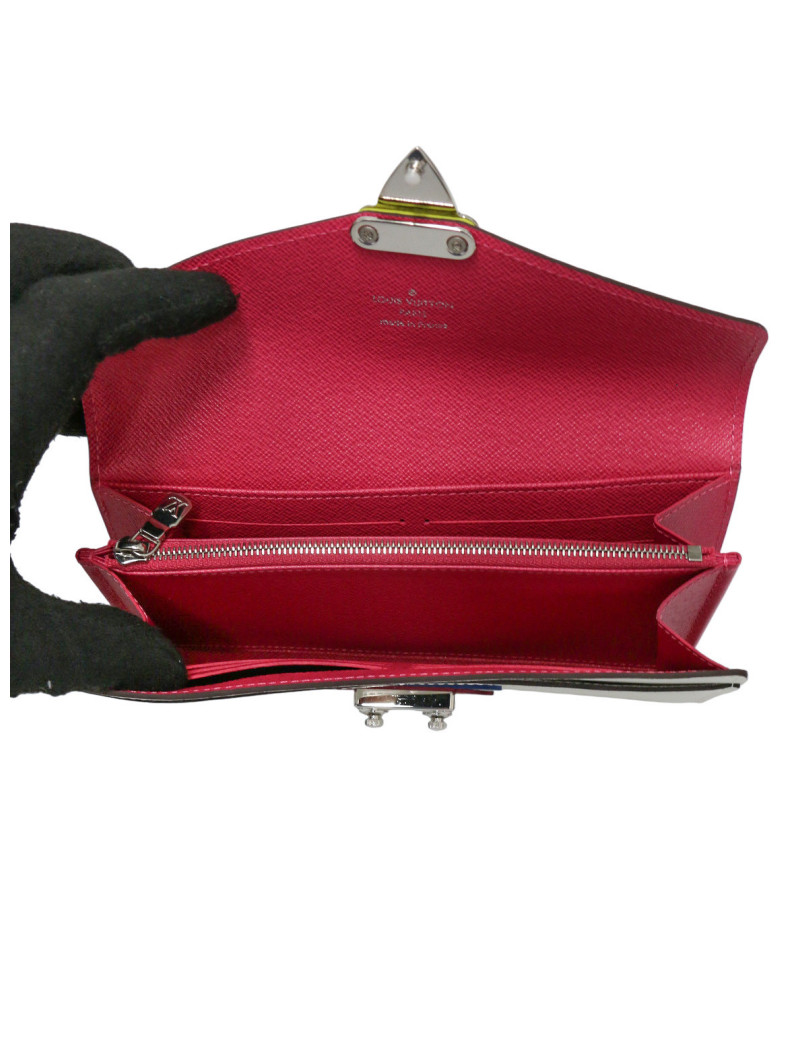 Louis Vuitton Compagnon Masque Tribale Sarah  Cuir Epi pivoine