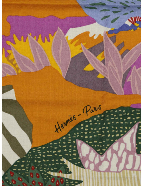 Châle Hermès 140 En Liberté