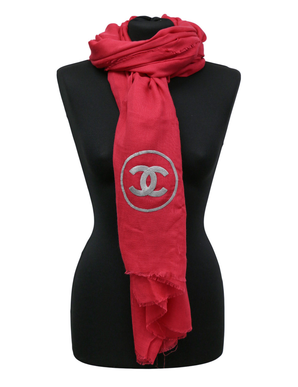 Foulard Chanel fuchsia