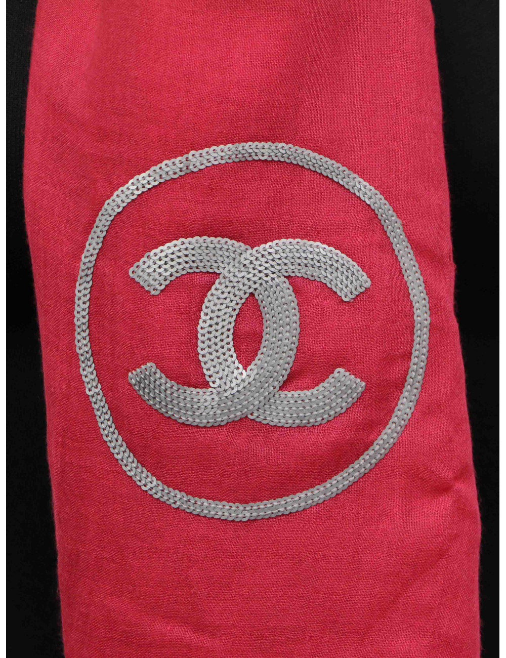 Foulard Chanel fuchsia