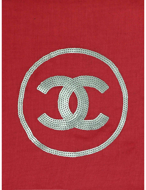 Foulard Chanel fuchsia