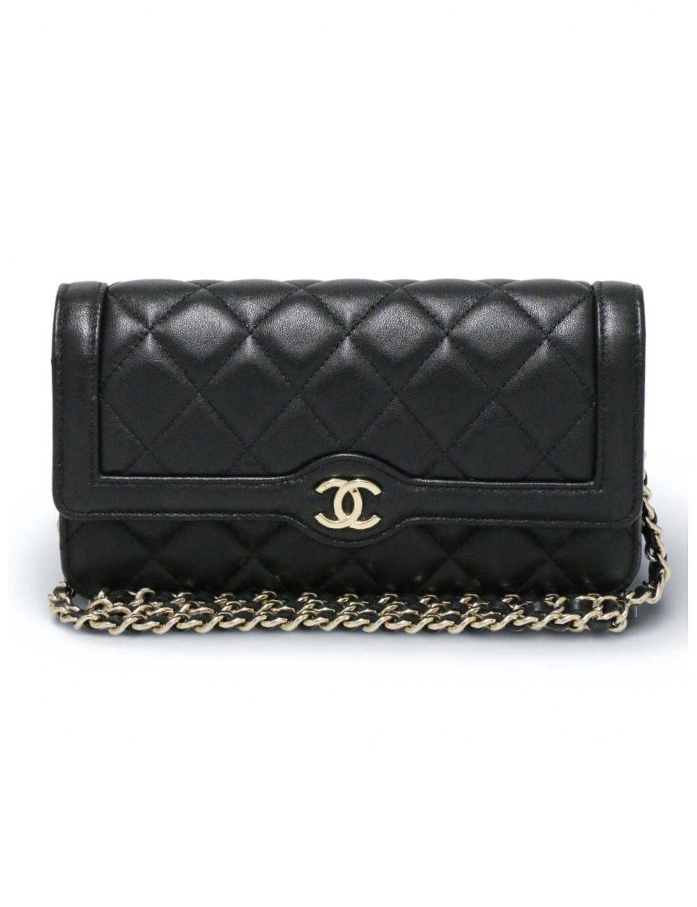 Mini sac Chanel cuir d'agneau matelassé