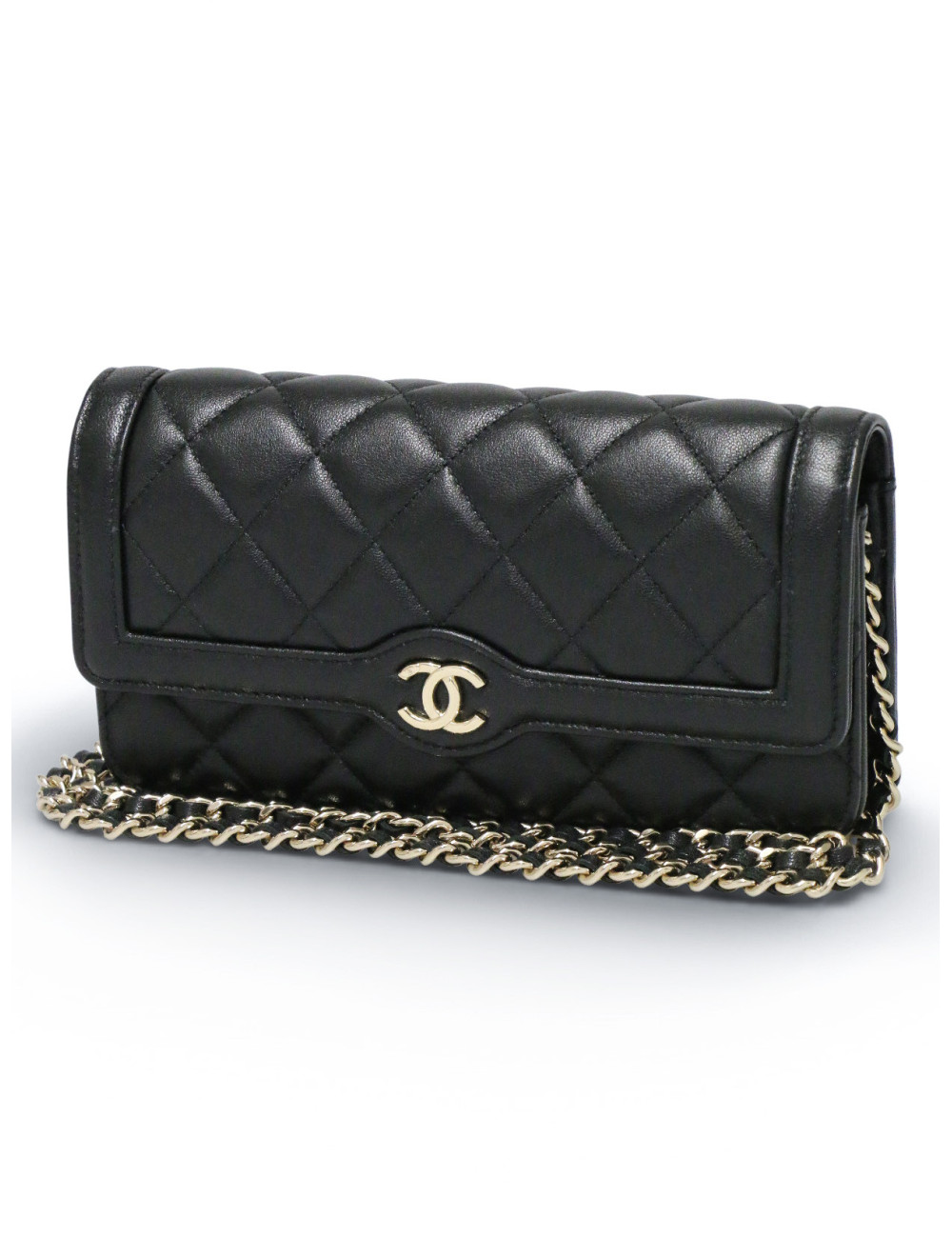Mini sac Chanel cuir d'agneau matelassé