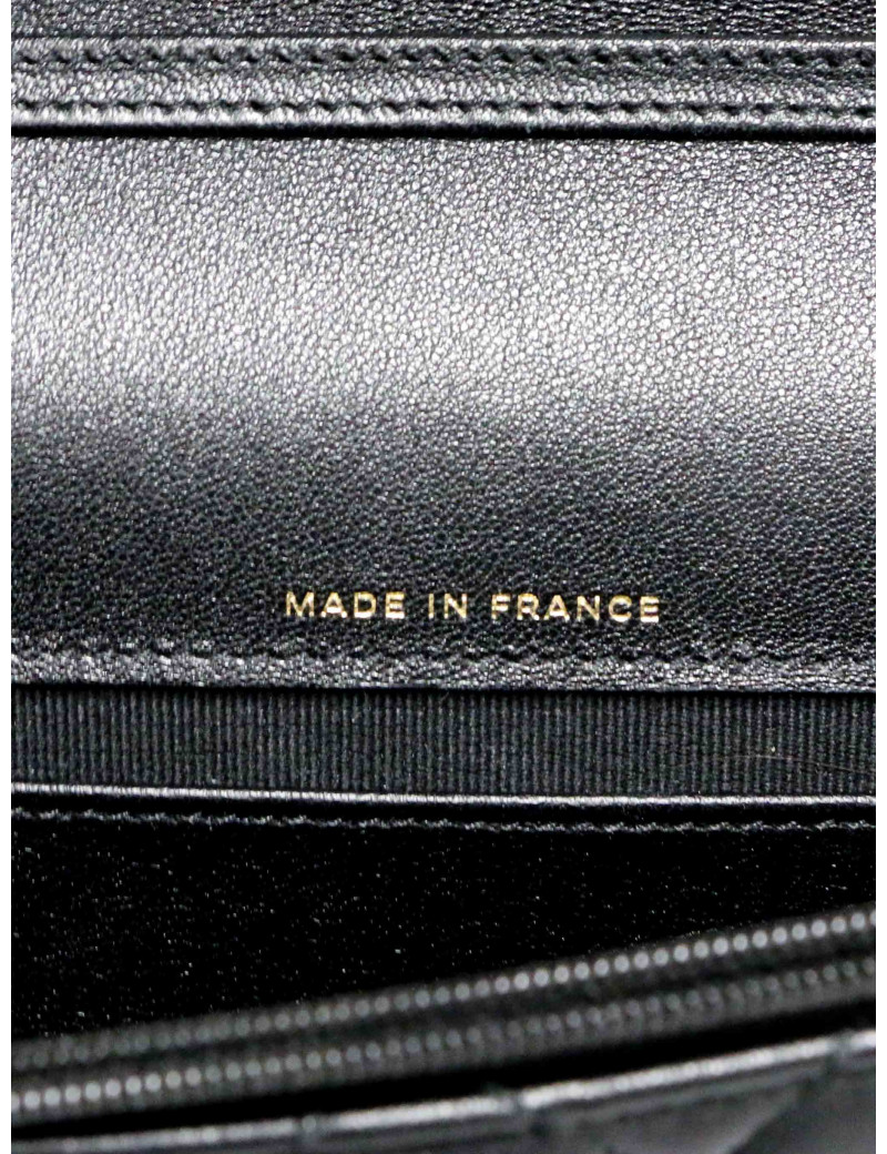 Mini sac Chanel cuir d'agneau matelassé