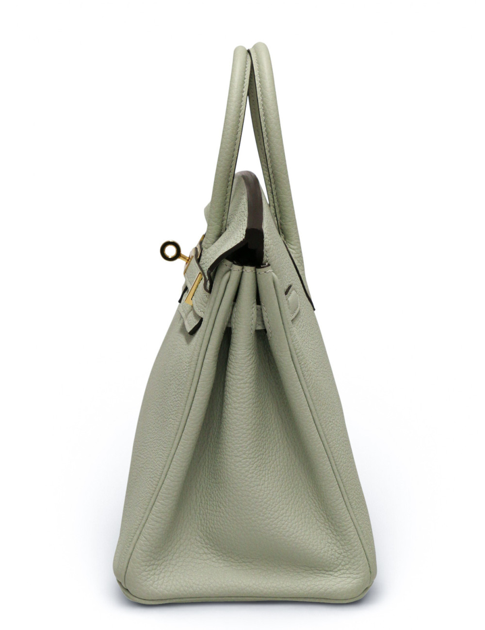 Birkin 25 togo gris névé bijouterie dorée