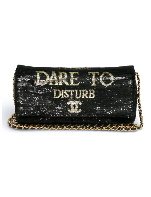 Sac Chanel Dare to disturb sequins noirs