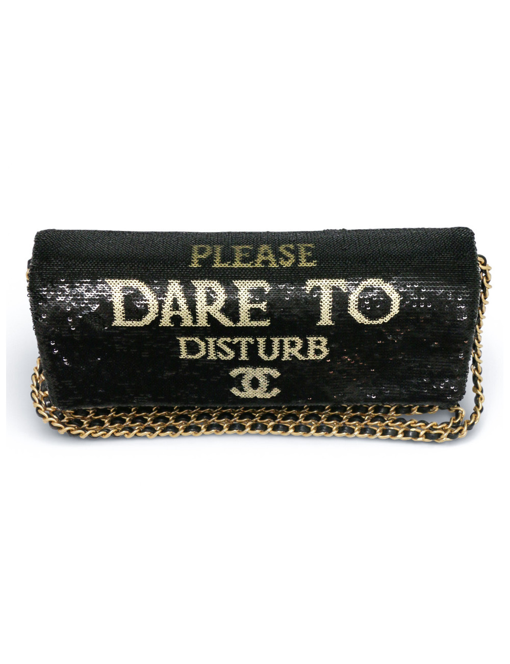 Sac Chanel Dare to disturb sequins noirs
