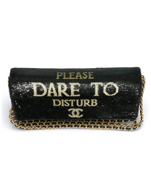 Sac Chanel Dare to disturb sequins noirs