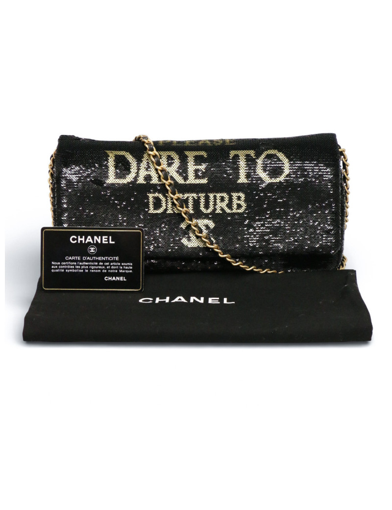 Sac Chanel Dare to disturb sequins noirs