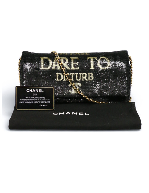 Sac Chanel Dare to disturb sequins noirs