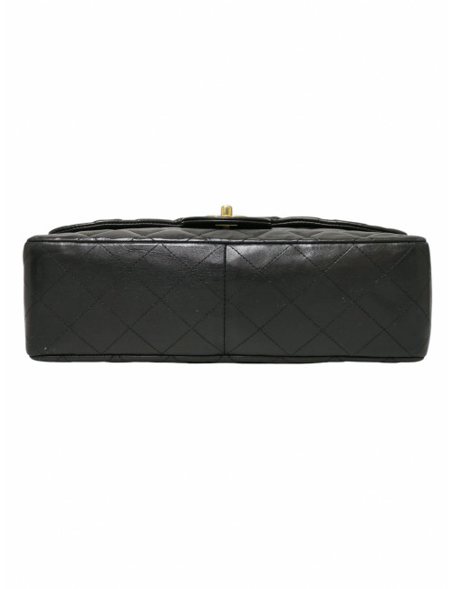 Sac chanel jumbo un rabat matelassé noir