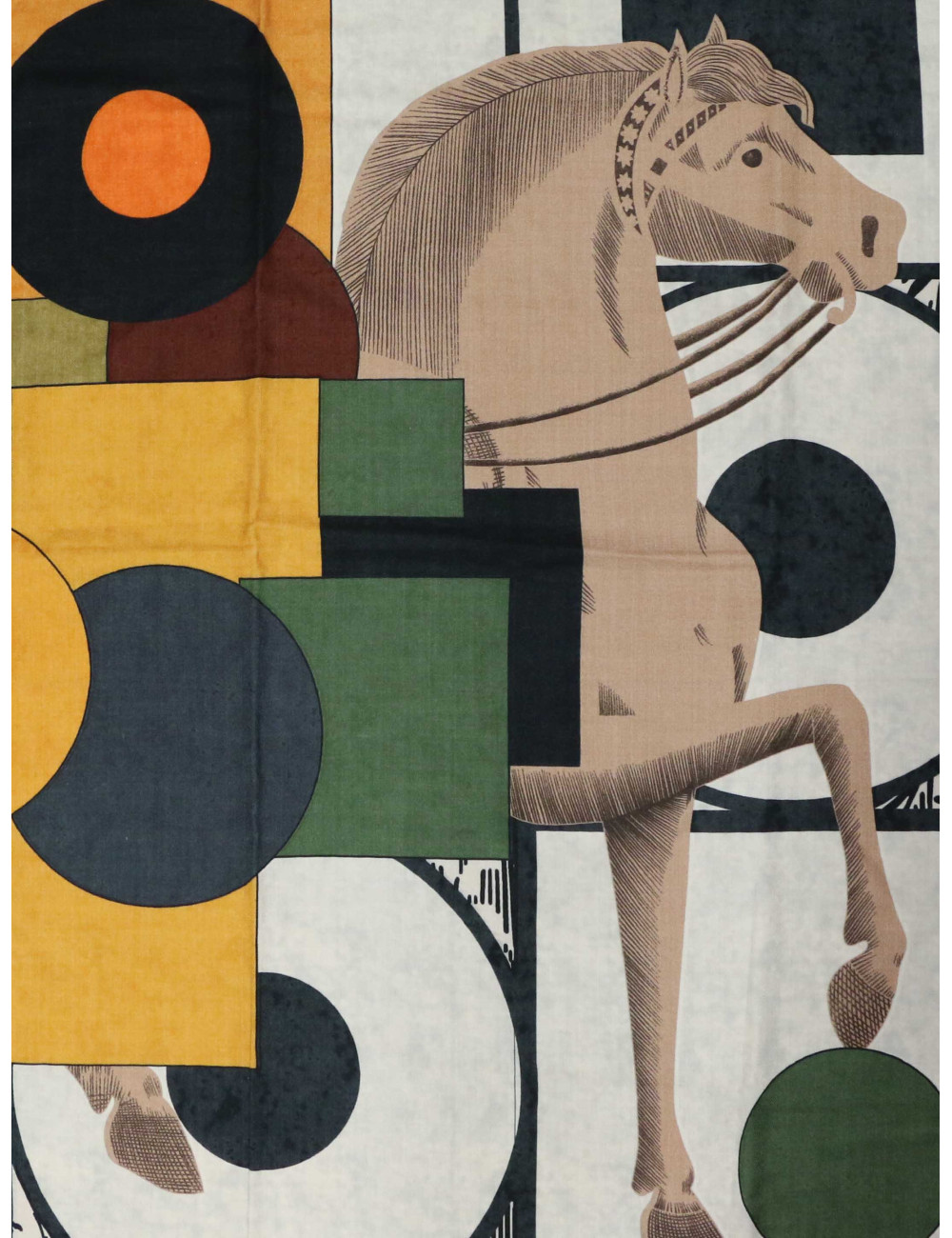 Châle 140 Hermès Cavalier en Formes