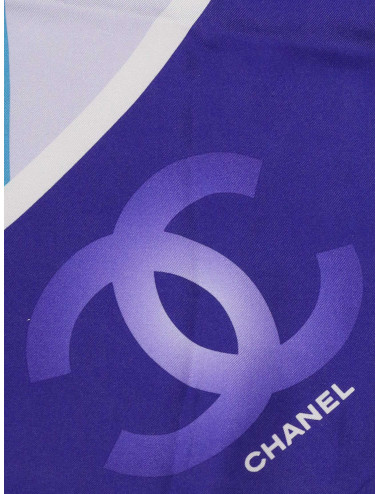 Carré Chanel numéro 5 multicolore soie 2