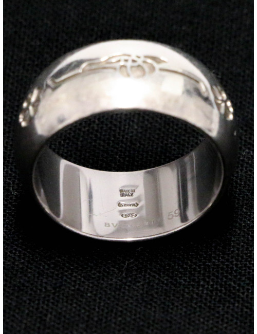 Bague BULGARI 125 years anniversary argent