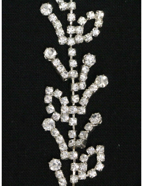 Clips pendants CHRISTIAN LACROIX marguerite perles strass